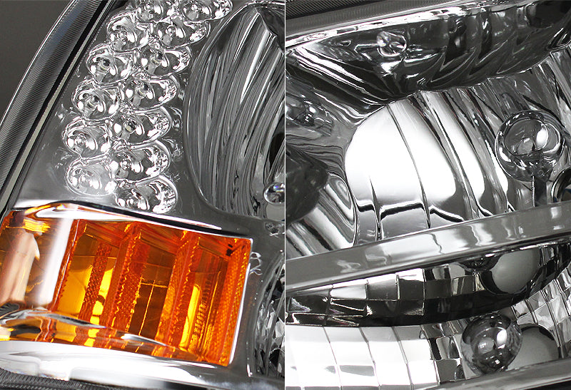 Spec-D OEM Replacement Headlights Ford F250 / F350 (1999-2004) Chrome
