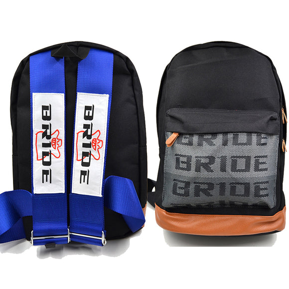 Bride Gradation Cloth Backpack with Blue Harness Adjustable Shoulder Straps