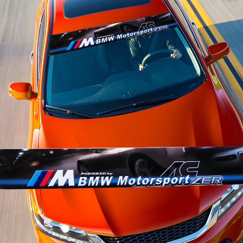 For BMW M Performance Car Window Windshield Vinyl Banner Decal Sticker –  MAKOTO_JDM