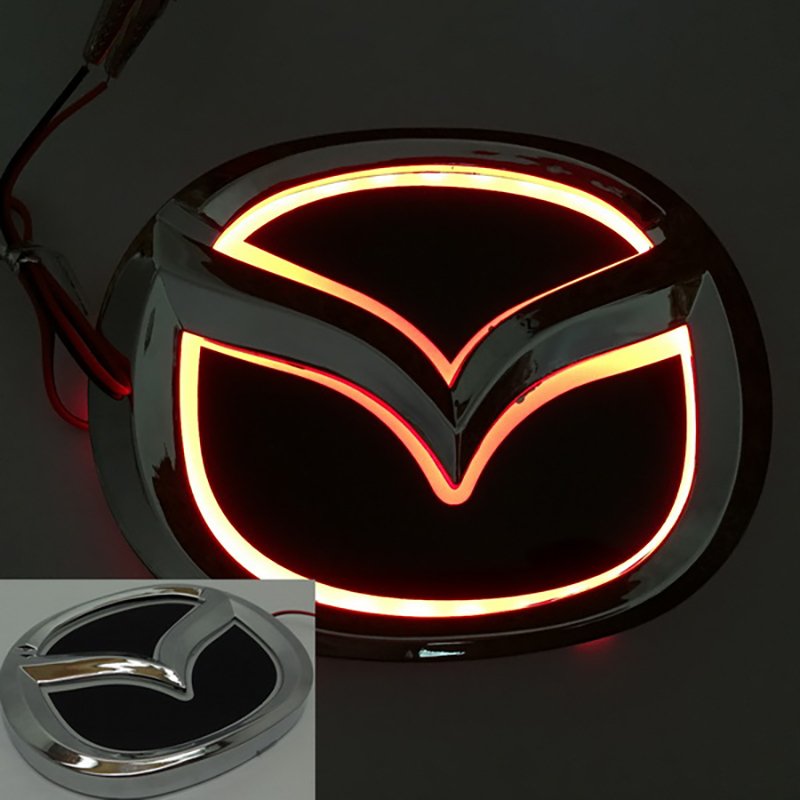 Led license platte für auto logo Mazda (Mazda) und LED beleuchtet schriftzug  - AliExpress