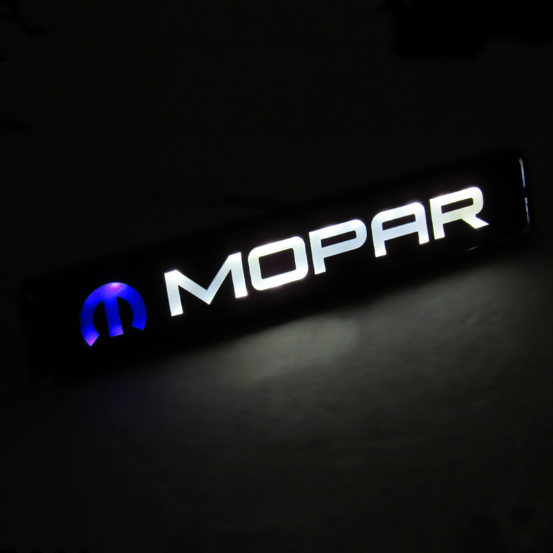 LED Illuminated Si Front Bumper Emblem – Car Grille Badge Sticker – 12V – Custom Fit