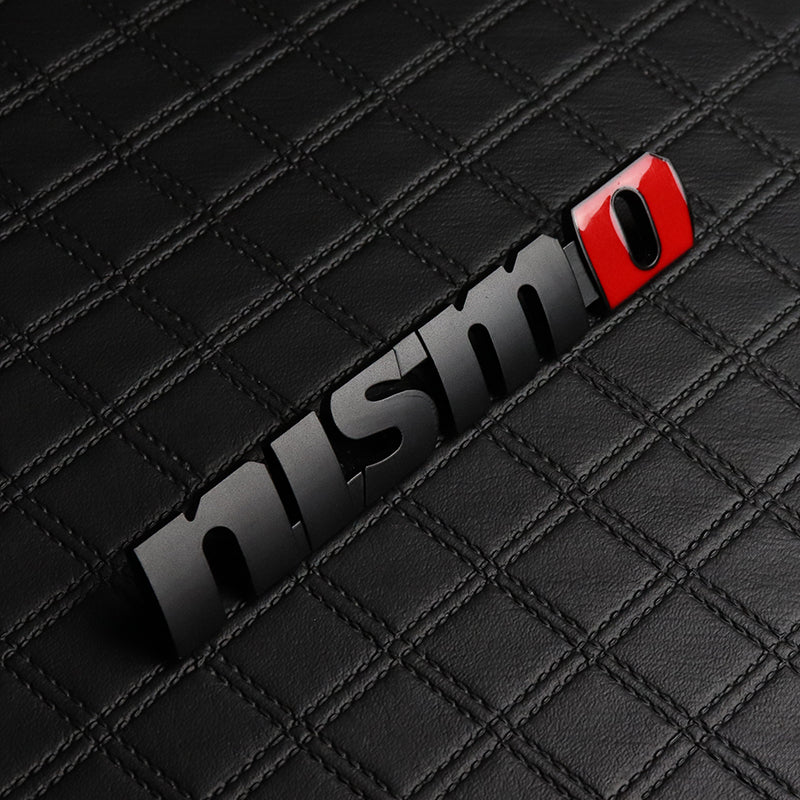Nissan Nismo Black 3D Emblem Badge for Front Grille – MAKOTO_JDM