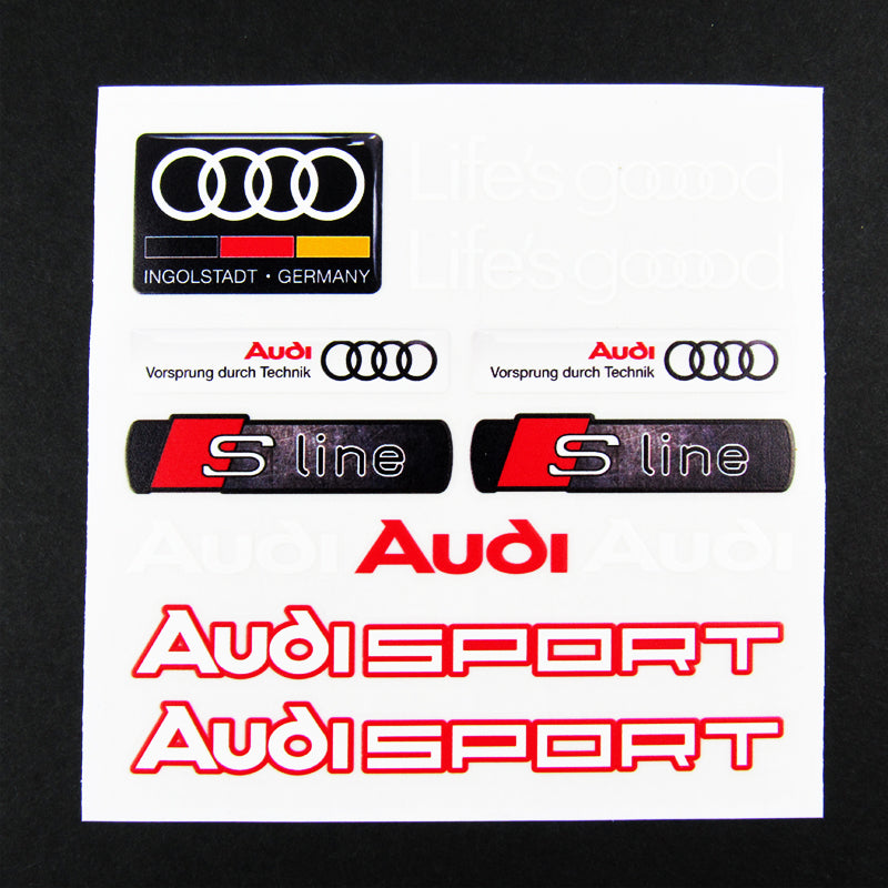 Audi Decal Stickers