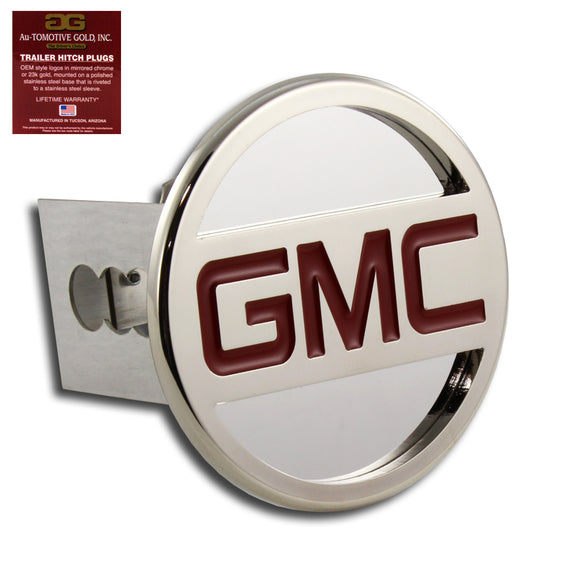 GMC Stainless Steel Hitch Cover Cap Plug Chrome for 2