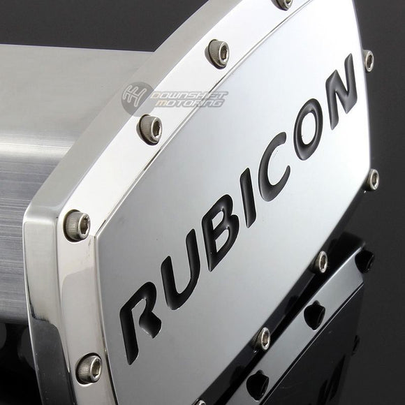 JEEP RUBICON Engraved Billet Hitch Cover Plug Cap For 2