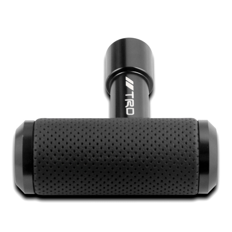 TRD Style Leather & Aluminum Aircraft Joystick Shift Knob For Racing - M8 M10 M12 Threads 9 thumbnail image