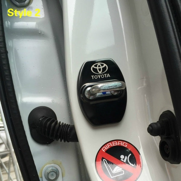 Toyota stainless steel door latch lock cover