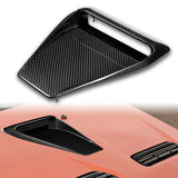 V-Style For 2008 - 2015 Mitsubishi Lancer Evolution 10 / Ralliart Real Carbon Fiber Air Intake Bonnet Hood Vents