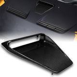 V-Style For 2008 - 2015 Mitsubishi Lancer Evolution 10 / Ralliart Real Carbon Fiber Air Intake Bonnet Hood Vents
