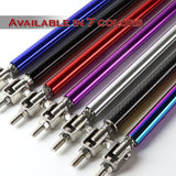 Adjustable 8" - 11" (150mm) Front Bumper Lip Splitter Diffuser Strut Rod Tie Support Bars -Purple