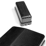 For 2008 - 2015 Mitsubishi Evolution X Engine Bay Fuse Box Cover - 2-Piece Real Carbon Fiber