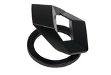 Lambo-Style Aluminum Engine Start/Stop Button Ring Cover Trim -Black