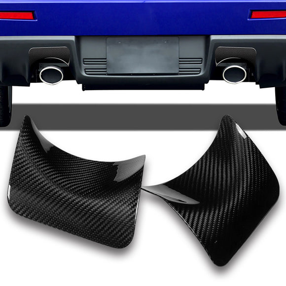 For 2008 – 2015 Mitsubishi Evolution X Exhaust Heat Shield Protector Set 2-PCS -Real Carbon Fiber