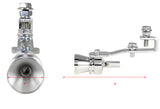Universal Chrome Fake Turbo Blow-off Valve Sound Exhaust Whistle Simulator –Size M