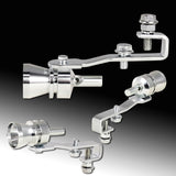 Universal Chrome Fake Turbo Blow-off Valve Sound Exhaust Whistle Simulator –Size M