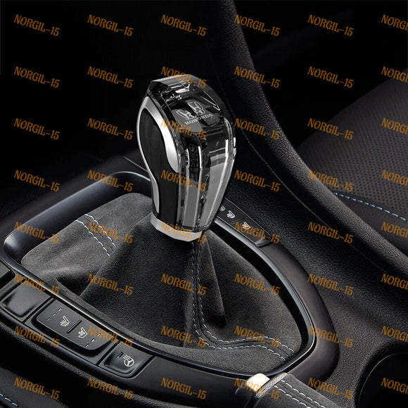 Crystal Touch Motion LED Car Shift Knob Shifter with Lock Button for Honda