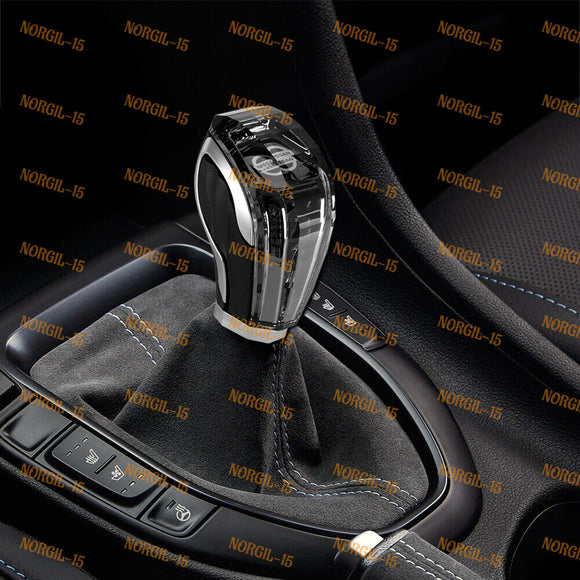 Crystal Touch Motion LED Car Shift Knob Shifter with Lock Button for Nissan All