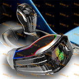 Crystal Touch Motion LED Car Shift Knob Shifter with Lock Button for Ford
