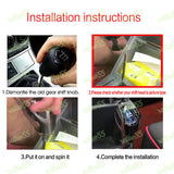 Crystal Touch Motion LED Car Shift Knob Shifter with Lock Button for Honda