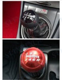 JDM Mugen Leather shift knob 6 Speed for HONDA CRZ Type R Civic FA5 FG2 SI Black