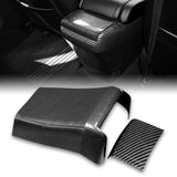 For 2016 – 2021 Honda Civic 10th Gem Center Armrest Anti- Kick Cover Trim -Carbon Fiber Look