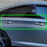 For 2018 - 2022 Honda Accord Sedan Mirror Chrome Exterior Door Pull Handle Lever Cover Cap Trim Kit W/2-Smart Keyhole