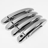 For 2018 - 2022 Honda Accord Sedan Mirror Chrome Exterior Door Pull Handle Lever Cover Cap Trim Kit W/2-Smart Keyhole