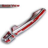 For 2018 - 2022 Honda Accord Sedan Mirror Chrome Exterior Door Pull Handle Lever Cover Cap Trim Kit No Smart Keyhole