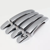 For 2012 - 2023 Ford Ranger Mirror Chrome Exterior Door Pull Handle Lever Cover Cap Trim Kit No Smart Keyhole