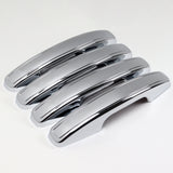 For 2018 - 2024 Ford Expedition Mirror Chrome Exterior Door Pull Handle Lever Cover Cap Trim Kit No Smart Keyhole