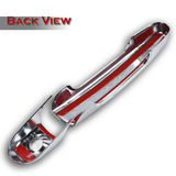 For 2010 - 2019 Ford Taurus Mirror Chrome Exterior Door Pull Handle Lever Cover Cap Trim Kit W/O Smart Keyhole