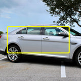 For 2010 - 2019 Ford Taurus Mirror Chrome Exterior Door Pull Handle Lever Cover Cap Trim Kit W/O Smart Keyhole