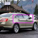 For 2010 - 2019 Ford Taurus Mirror Chrome Exterior Door Pull Handle Lever Cover Cap Trim Kit W/O Smart Keyhole