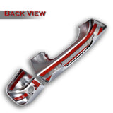 For 2019 - 2025 Dodge Ram 1500 Mirror Chrome Exterior Door Pull Handle Lever Cover Cap Trim Kit No Smart Keyhole