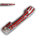 For 2022 - 2025 Toyota Tundra / Sequoia / Tacoma Mirror Chrome Exterior Door Pull Handle Lever Cover Cap Trim Kit No Smart Keyhole