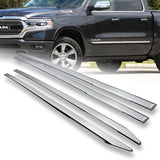 For 2019 – 2022 Dodge RAM 1500 Crew Cab Chrome ABS Body Side Moldings Trim 4-PCS Set