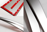 For 2013-2020 Acura ILX Mirror Chrome Exterior Stainless Car Window Door Pillar Trim 6-PCS