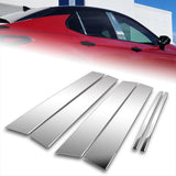For 2018 - 2024 Toyota Camry Mirror Chrome Exterior Stainless Car Window Door Pillar Trim 6-PCS