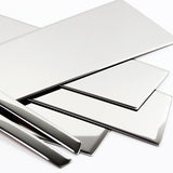 For 2019 - 2025 Chevrolet Silverado / GMC Sierra 1500 Mirror Chrome Exterior Stainless Car Window Door Pillar Trim 6-PCS