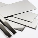 For 2018 - 2024 Chevrolet Chevy Equinox Mirror Chrome Exterior Stainless Car Window Door Pillar Trim 6-PCS