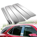 For 2018 - 2024 Chevrolet Chevy Equinox Mirror Chrome Exterior Stainless Car Window Door Pillar Trim 6-PCS