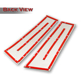 For 2016 - 2020 Honda Civic 2DR/Coupe Mirror Chrome Exterior Stainless Car Window Door Pillar Trim 2-PCS