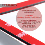 For 2016 - 2020 Honda Civic 2DR/Coupe Mirror Chrome Exterior Stainless Car Window Door Pillar Trim 2-PCS