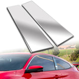 For 2016 - 2020 Honda Civic 2DR/Coupe Mirror Chrome Exterior Stainless Car Window Door Pillar Trim 2-PCS