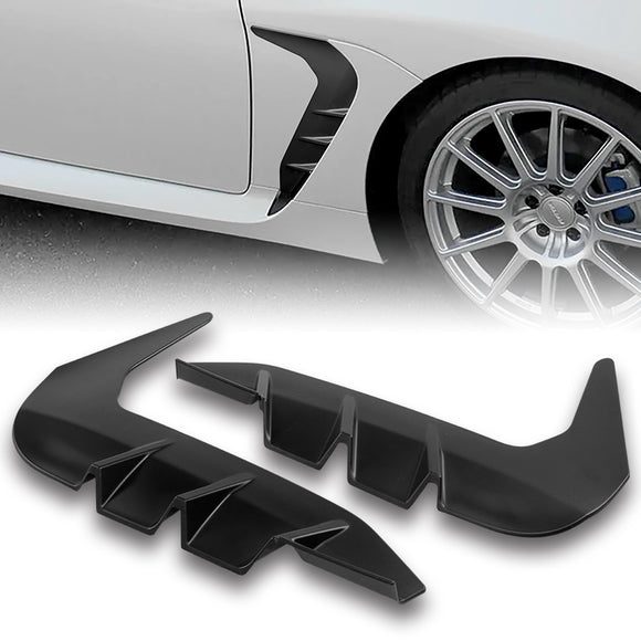For 2022 – 2024 Subaru BRZ / Toyota GR86 ABS Side Sport Fender Vent Garnish Trim -Matte Black