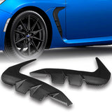 For 2022 – 2024 Subaru BRZ / Toyota GR86 ABS Side Sport Fender Vent Garnish Trim -Carbon Fiber Look