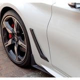 For 2017 – 2022 Infiniti Q60 Coupe Side Sport Fender Vent Garnish Trim -Real Carbon Fiber