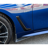 For 2017 – 2022 Infiniti Q60 Coupe Side Sport Fender Vent Garnish Trim -Real Carbon Fiber