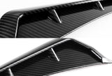 For 2016 – 2021 Honda Civic ABS Side Sport Air Wing Fender Vent Garnish Trim -Carbon Fiber Look