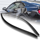 Real Carbon Fiber Tape On Side Window Sun Shield Rain Guard Visor For 2015 - 2020 Ford Mustang 2-DR/Coupe